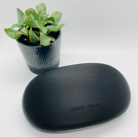 Giorgio Armani Accessories - Giorgio Armani | Black Clamshell Glasses Case